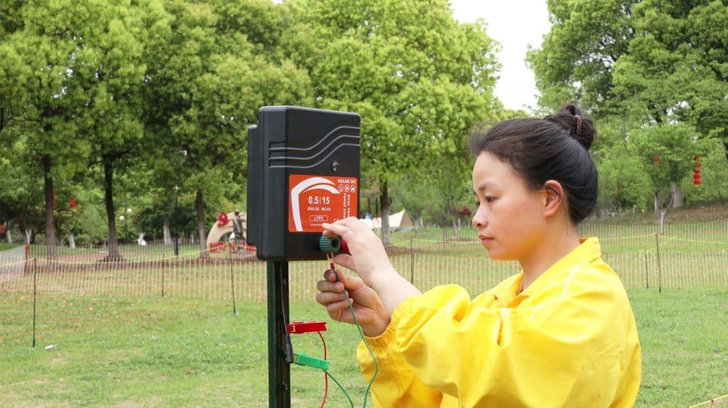 How to install an electric fence