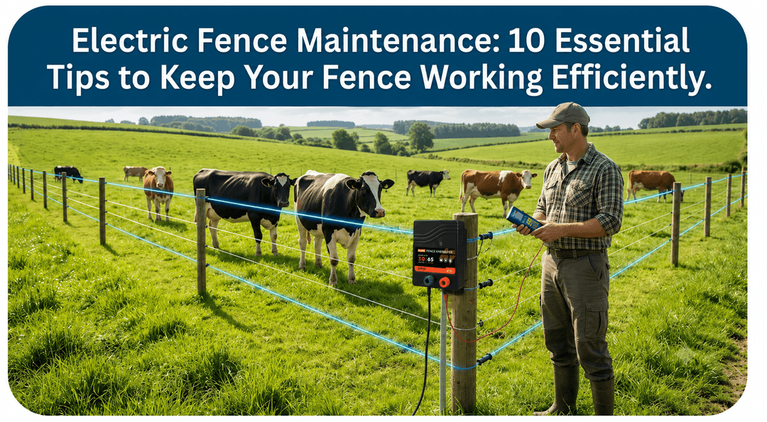 Electric Fence Maintenance: 10 Essential Tips to Keep Your Fence Working Efficiently