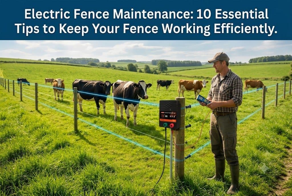 Electric Fence Maintenance: 10 Essential Tips to Keep Your Fence Working Efficiently